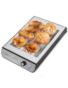 CECOTEC - Torradeira Plana Horizontal Turbo EasyToast Inox 8004 | Torradeiras